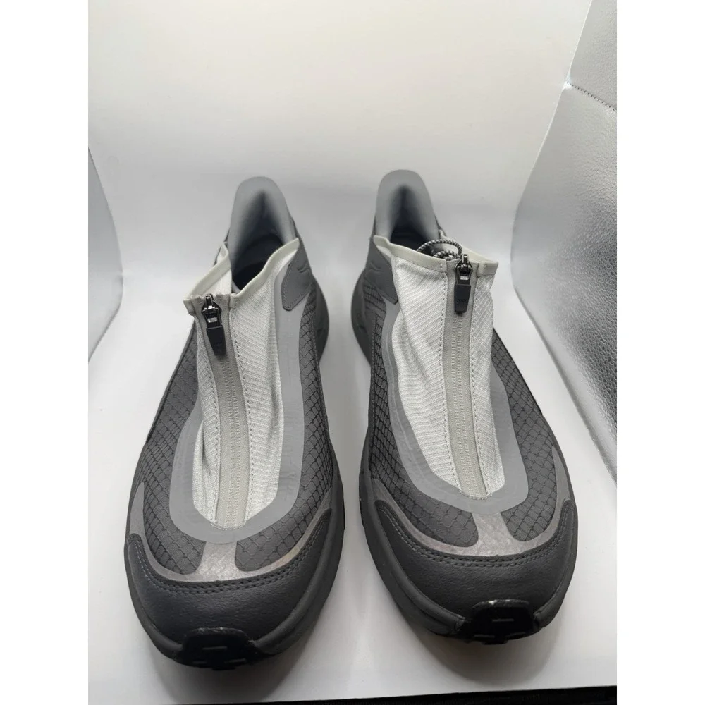 Hoka Project Transport Zip Sneaker Sz 15 Men's Gray Black Slip On